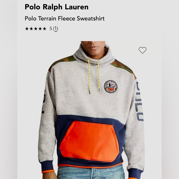 Men’s Polo hoodie. Willing to negotiate on price. - Picture 2 of 2